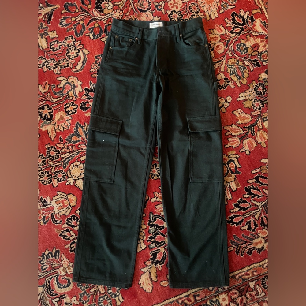 Still Here NYC Charlie Jeans in Hunter Green